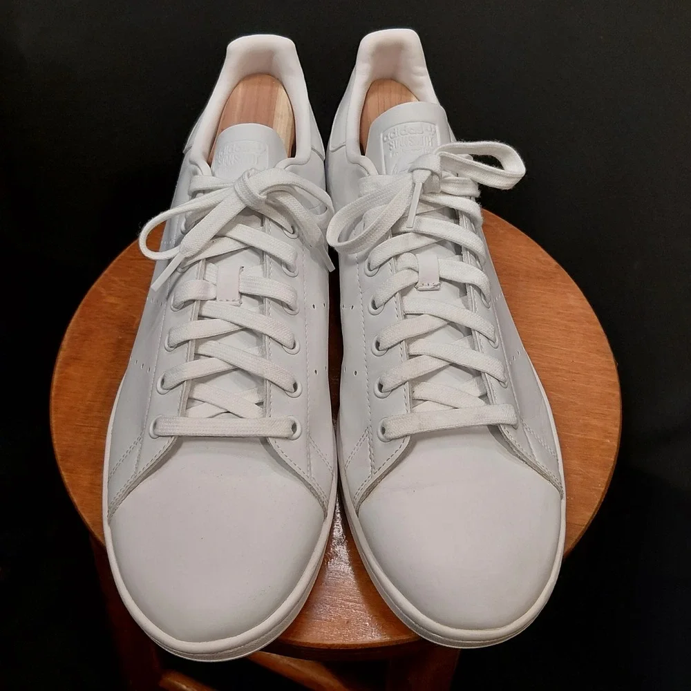 Adidas Stan Smith Primegreen Triple White Sneakers FX5500 Mens 12.5